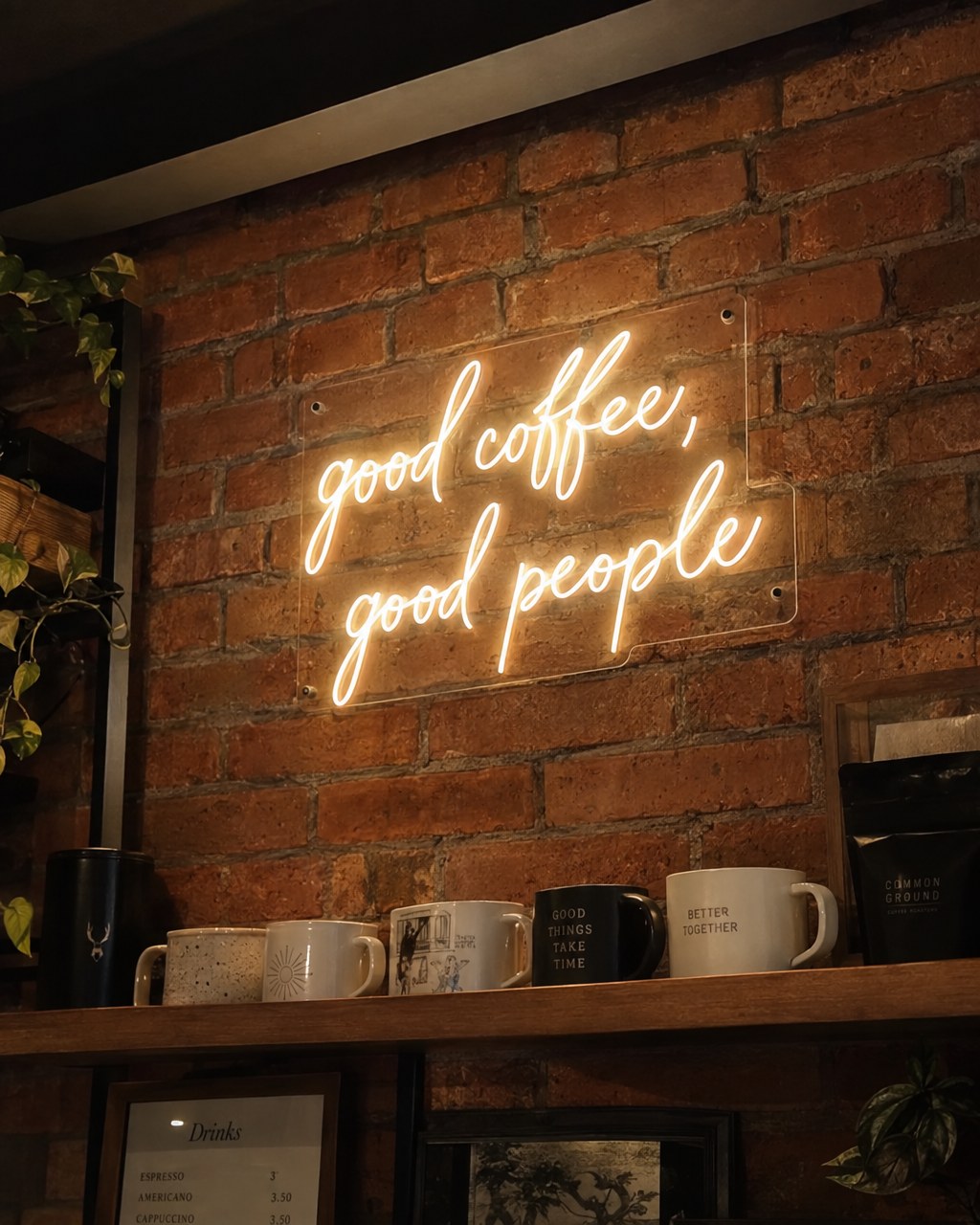 Café LED neon